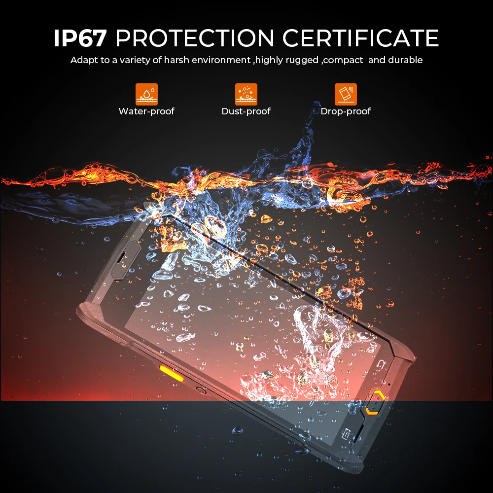 ISSYZONEPOS Прочный Android PDA 4G Портативный pos-терминал 1D 2D NFC считыватель штрих-кодов беспроводной сканер штрих-кодов устройство сбора данных через WiFi