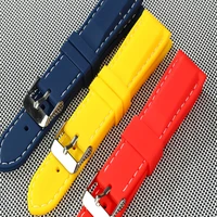 18mm20mm22mm24mm soft silicone rubber watch strap belt waterproof breathable wristband sports watch bands