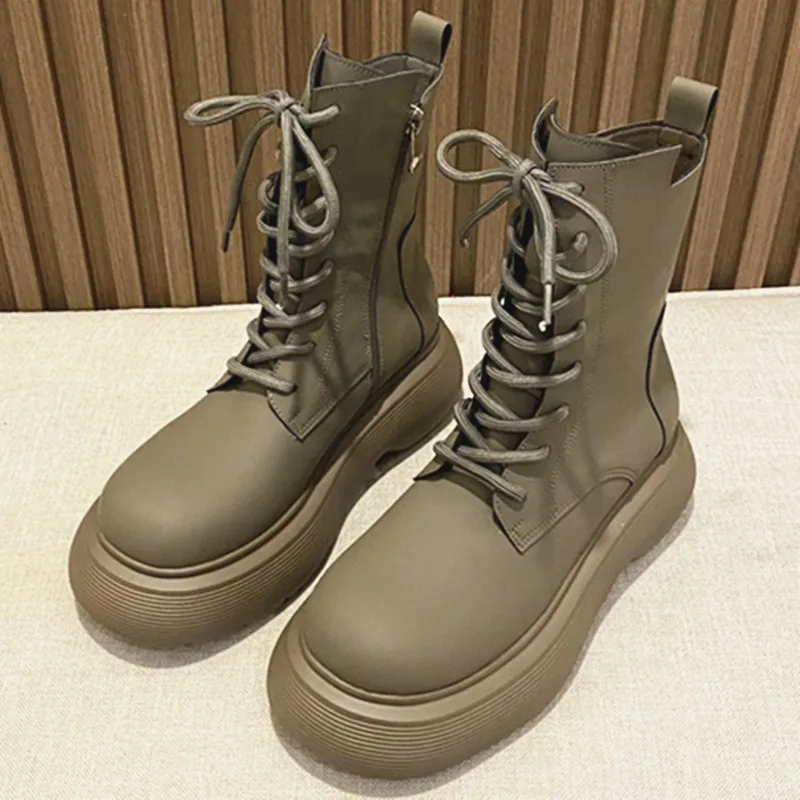 

Женские ботинки челси с круглым носком, зимние Брендовые ботильоны с высоким берцем и нескользящей подошвой, U564, 2021