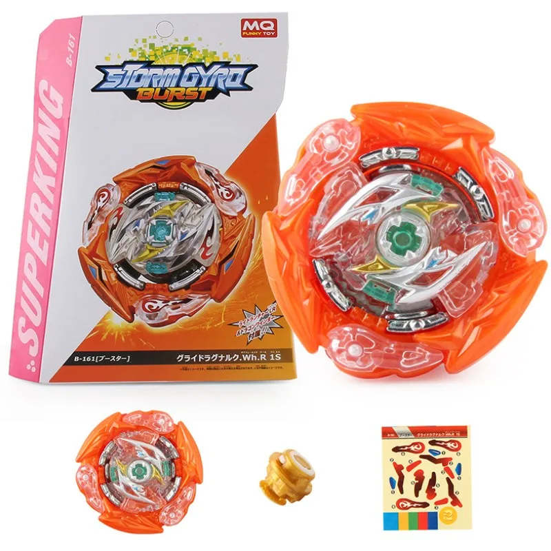 

B-X TOUPIE BURST BEYBLADE Spinning Top Booster B161 Glide Ragnaruk.Wh.R1S with Two-Way Pull Wire Launcher YH2006
