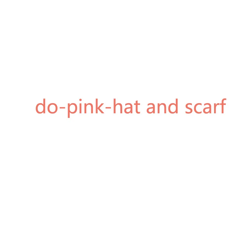

in stock do pink hat and scarf