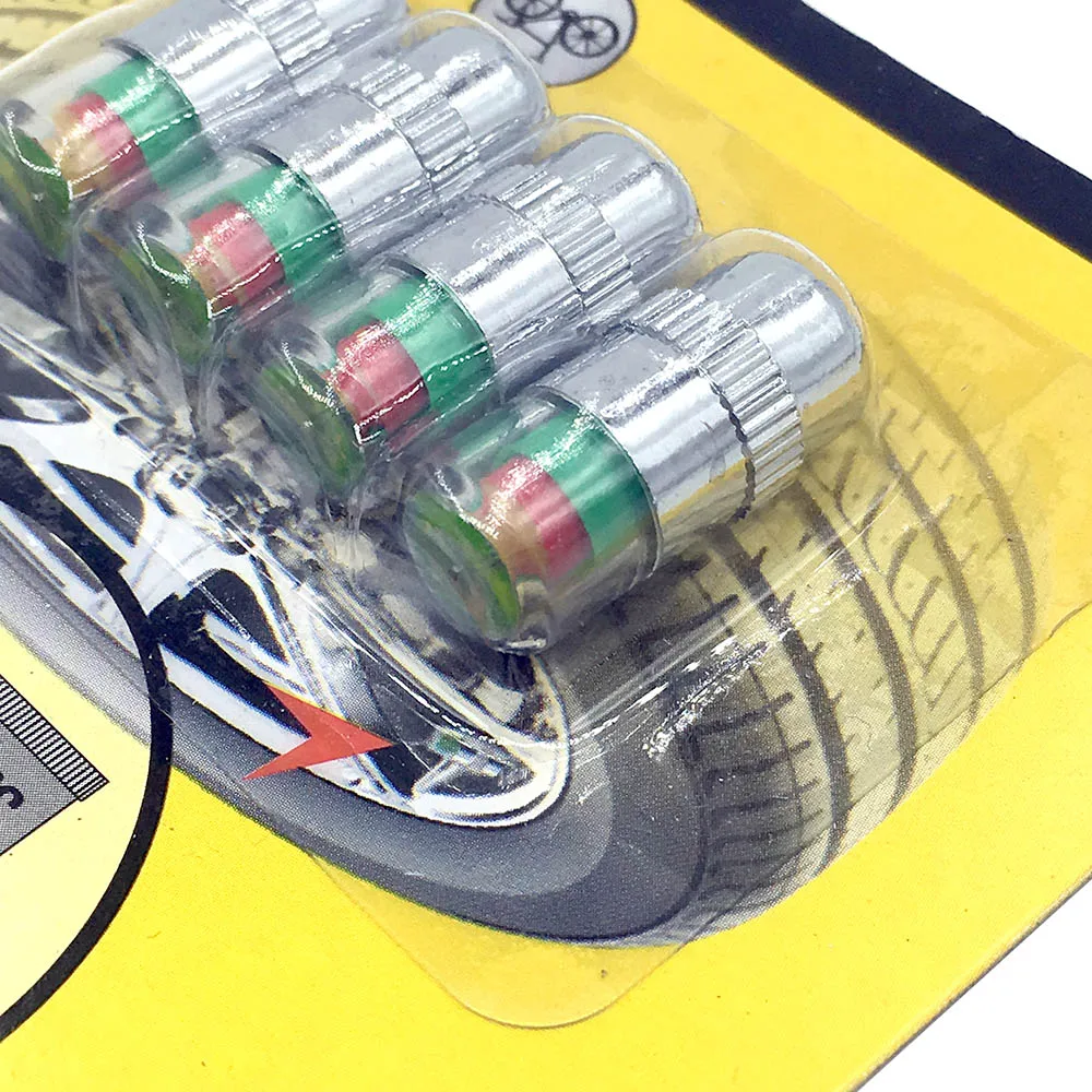 4 шт. Предупреждение ждающие о давлении клапана в шинах | Автомобили и мотоциклы