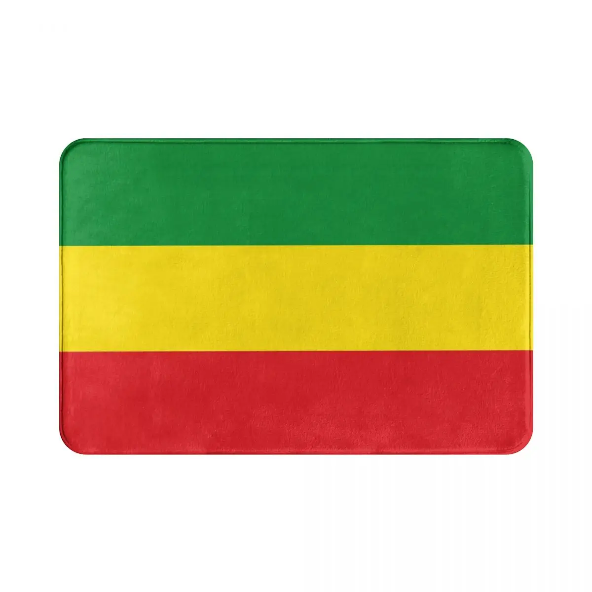 Напольный коврик Reggae Rastafari с флагом ковер из полиэстера и ПВХ нескользящий