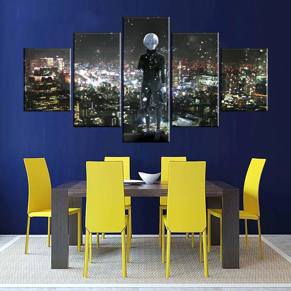 Картина на холсте HD-принты домашний декор 5 шт. настенное искусство Токийский