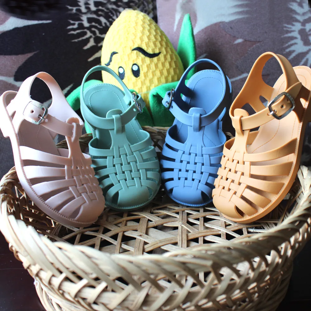 

Summer Children Sandals Baby Girls Toddler Soft Non-slip Princess Shoes Kids Waterproof Beach Shoes Boys Casual Roman Slippers