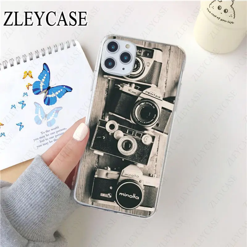 Прозрачный мягкий чехол для телефона iphone 11 11pro max 5s SE 6S plus 7 8plus x xs xr xsmax Классический