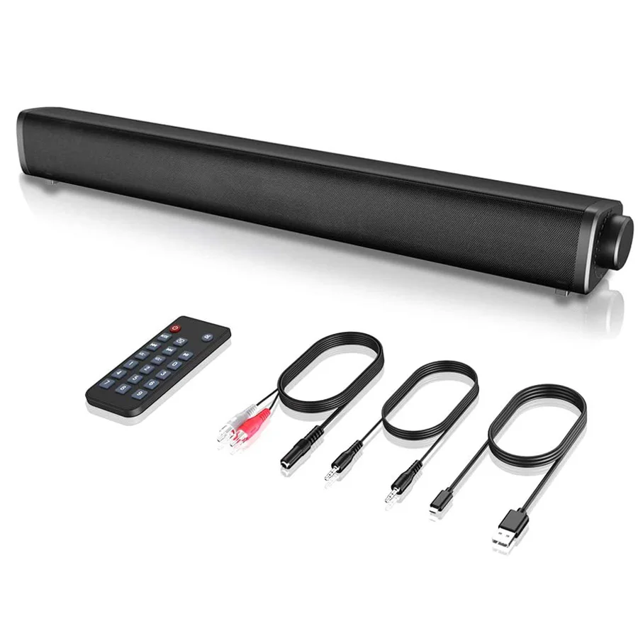Саундбар для ПК проводные и беспроводные Bluetooth колонки компьютера 20 Вт с