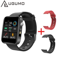 ugumo 2021 new t68 smart watch body temperature measure heart rate blood pressure oxygen smart bracelet pk p8 p8 plus