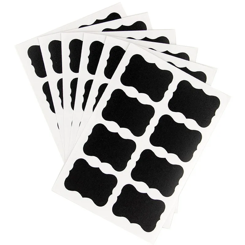 Водонепроницаемая стеклянная бутылка черная наклейка для кухни этикетка специй