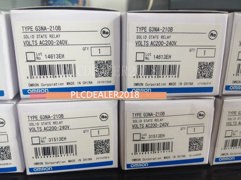 В коробке Omron G3NA-210B DC5-24 твердотельное реле 5-24VDC 10A