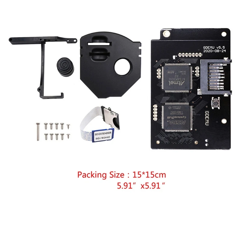 

GDEMU Remote SD Card Mount Kit the extension adapter for sega Dreamcast GDEMU V5.5 Disk Replacement