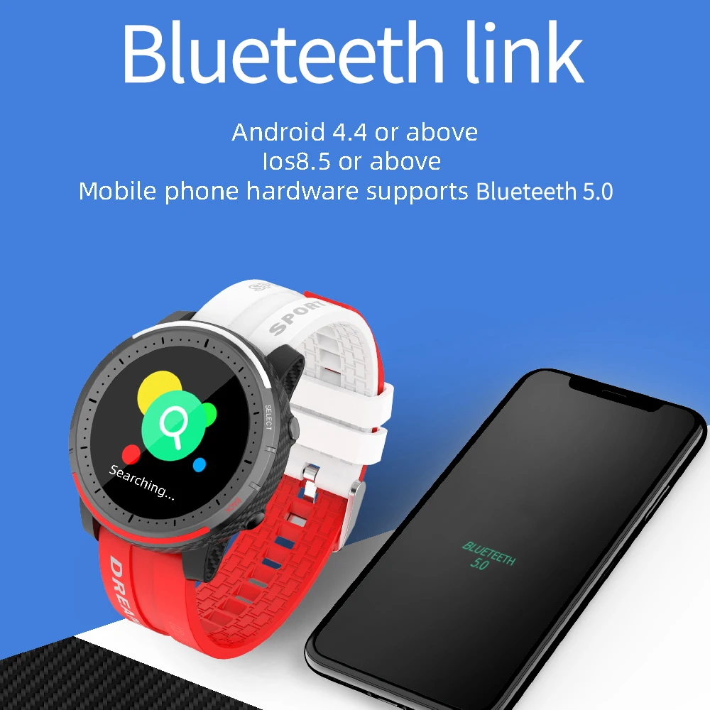 2020 Bluetooth Смарт часы мужские круглые с тонометром Женский Браслет