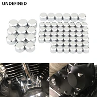 61pcs motorcycle bolt cover engine motor transmission primary screw head cap for harley touring road king twin cam 1999 2006