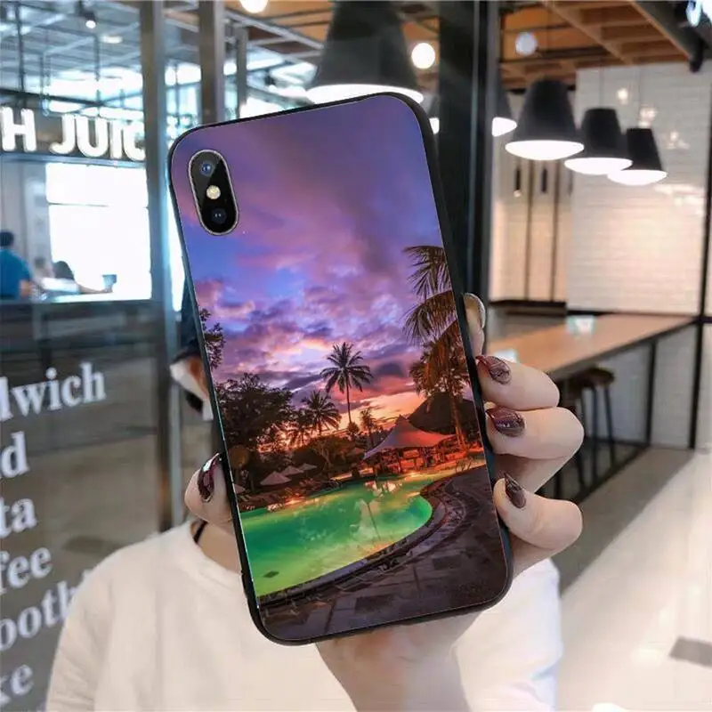 

Sunset view of Bali Phone Case for iPhone 11 12 pro XS MAX 8 7 6 6S Plus X 5S SE 2020 mini