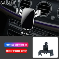 luxurious auto mobile phone holder for volvo s90 v90 2016 2017 2018 2019 style air vent mount bracket gps stand phone support