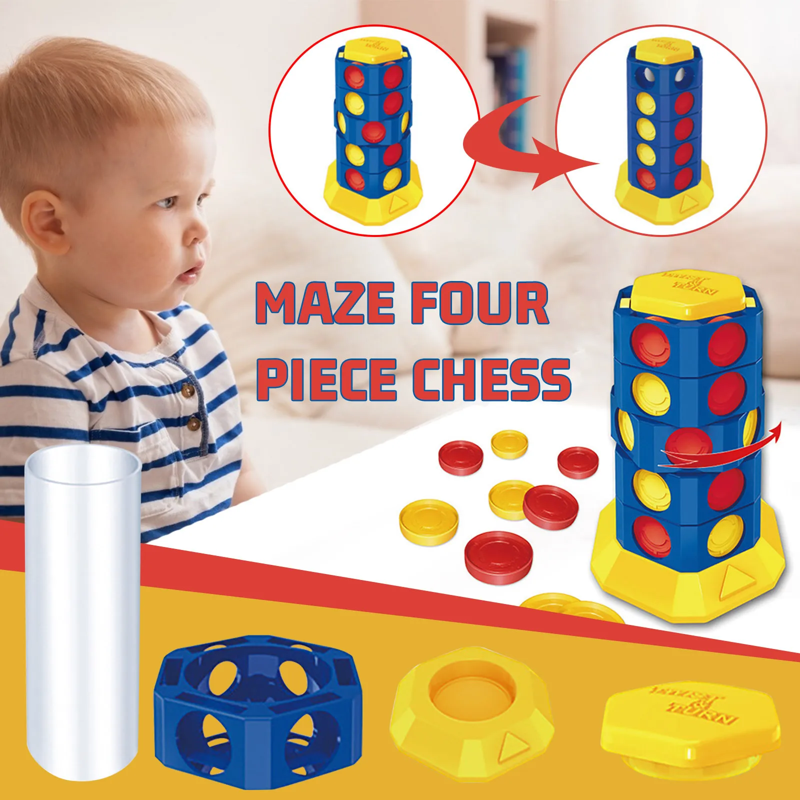 #57 игрушка детский деревянный пазл унисекс Поворотная настольная машина для