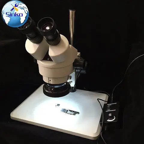 Тринокулярный микроскоп Wylie 7X 45X с зумом Simul Focal стерео головка микроскопа WF10X/20