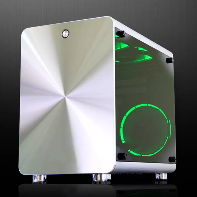 Q2 Itx мини Чехол горизонтальный корпус ПК компьютерный шкаф мини-Atx игровой