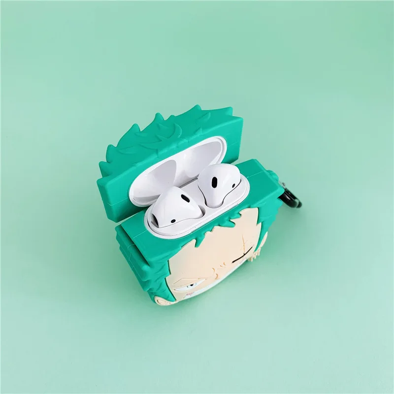 Мягкий силиконовый чехол для наушников Apple Airpods 2 1 с японскими героями