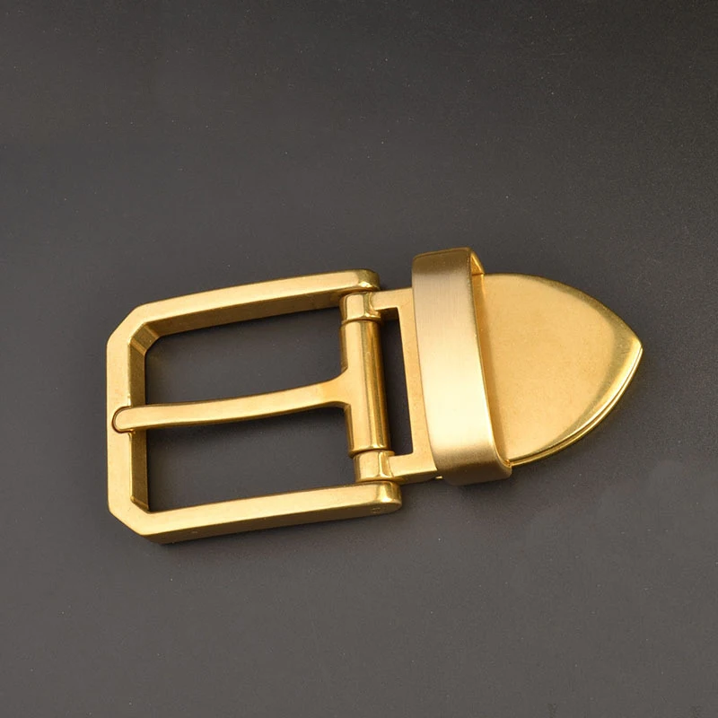 

High quality luxury design solid brass material belt buckle set