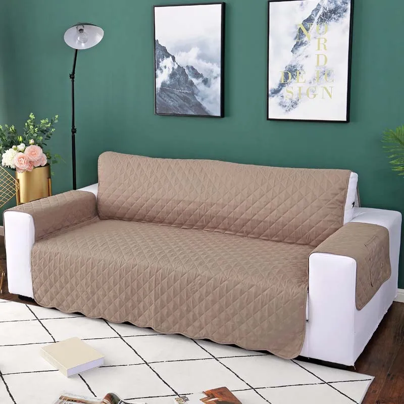 khaki Шезлонг Davenport чехол для сиденья Водонепроницаемый диванчик Settee Slipcover мебель защитный чехол ткань собаки царапины матрас коврик - Цвет: khaki