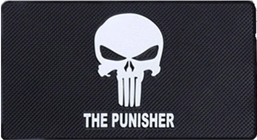 The Punisher Большой размер 27x15 см автомобильный коврик для телефона нескользящий коврик Липкий Коврик Противоскользящий Коврик Большой Авто Стайлинг автомобильные аксессуары для телефона MP4 gps ключ - Название цвета: The Punisher