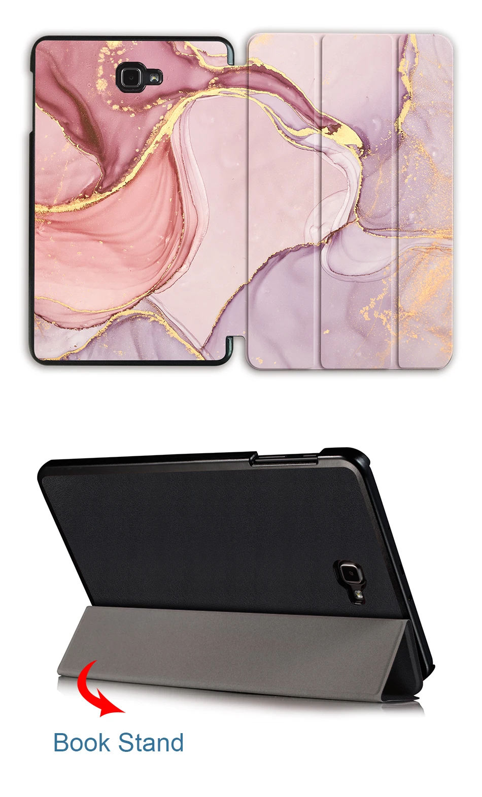 Чехол MTT с мраморной текстурой для samsung Galaxy Tab A A6 10,1 ''SM-T580 T585 из искусственной кожи, откидной Чехол-подставка, fundas, умный чехол для планшета