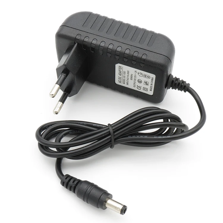 Вход AC 220-240V Выход DC 12V 1A 2A Универсальный адаптер питания зарядное устройство адаптер ЕС для прожекторов светодиодный свет полосы