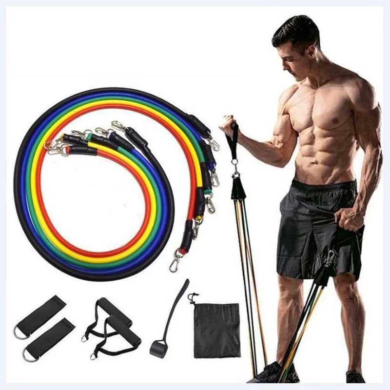 Набор из 11 предметов многофункциональная тренировочная веревка для мышечной