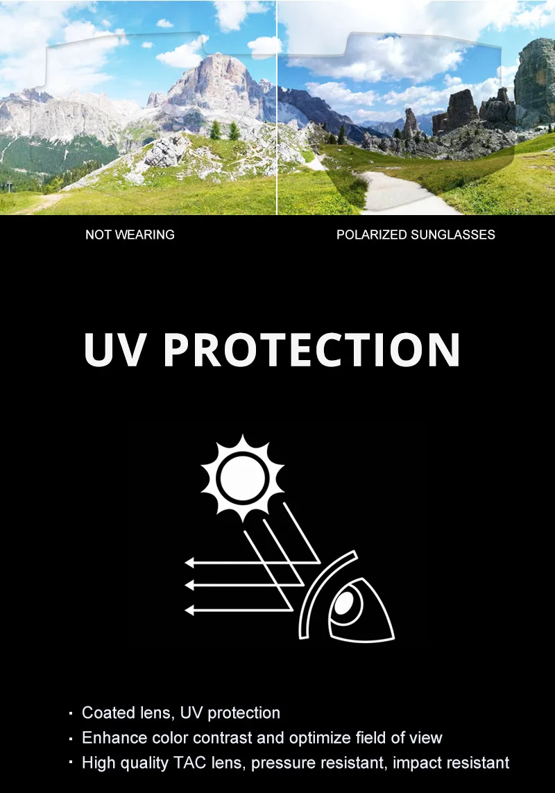 

Pit Viper New Outdoors Cycling Glasses Polarized UV400 Men's Sunglasses Leisure Fishing Fashion Eyeglass Motion Riding Glasses