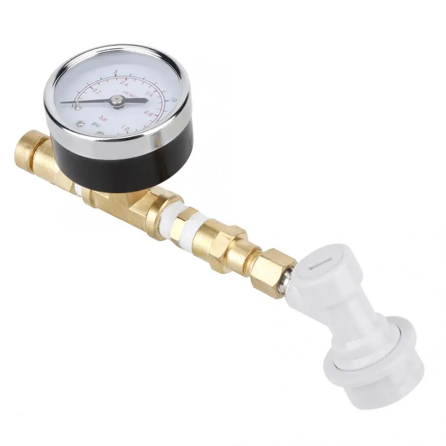 Латунный понижающий давление воды шаровой клапан 0-15 psi (0-1 бар) регулятор
