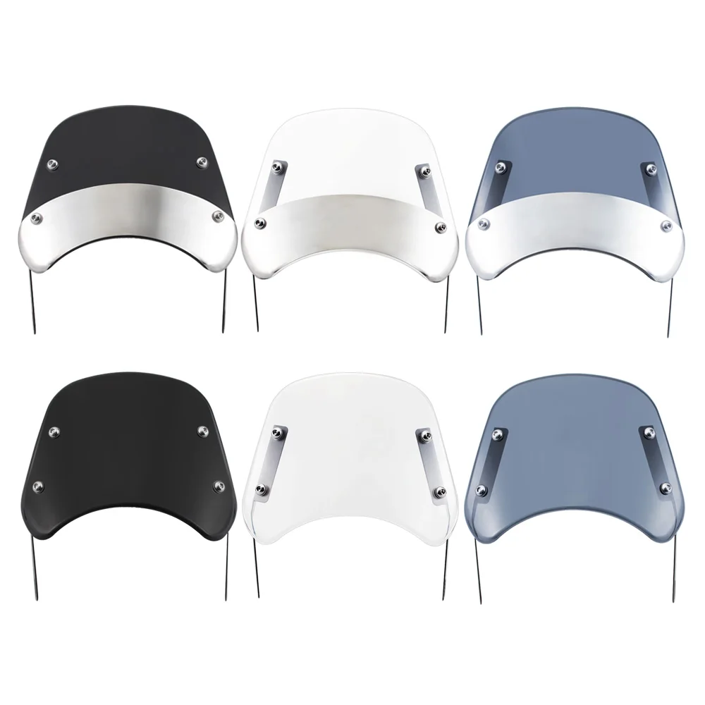 Козырек ветрового стекла Cafe Racer в стиле ретро компактный спортивный дефлектор