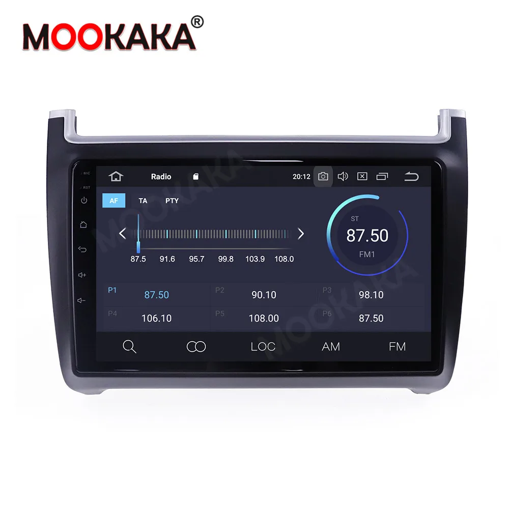 Автомобильный мультимедийный радиоплеер на Android 10 0 4G GPS для Volkswagen polo sedan 2008 -2015