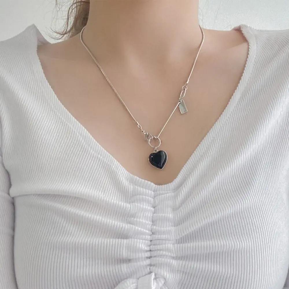 Романтическое ожерелье с подвеской в виде сердца милое маленькое свежего