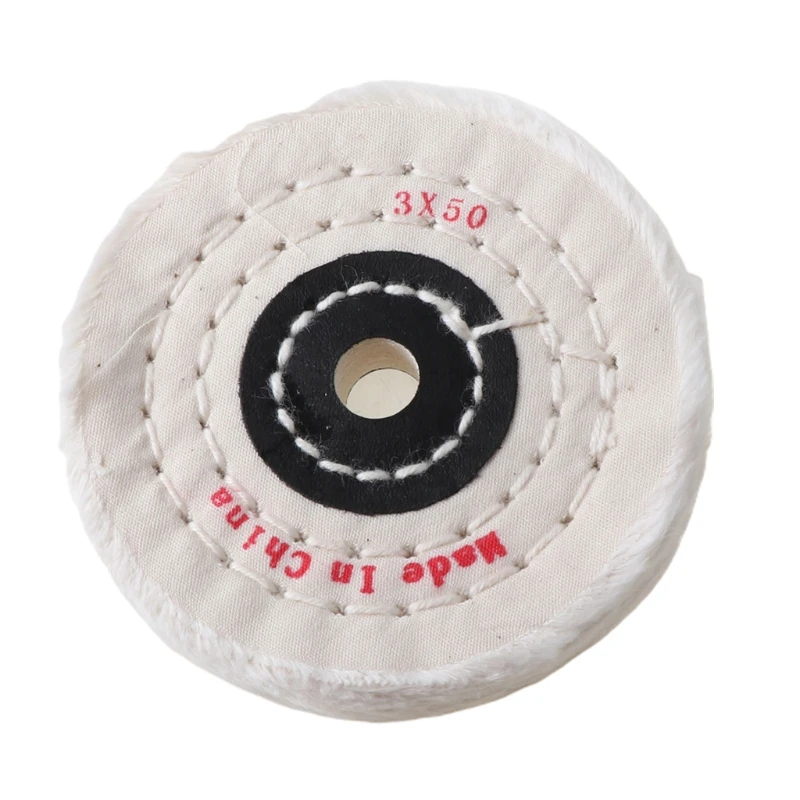 

3'' Cloth Buffing Polishing Wheel Buffer Polish Jewelry Grinder Pad Handcraft high quality