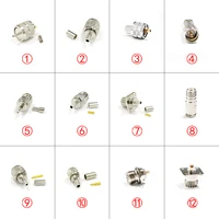 1pc uhf male female rf coax connector for rg316 rg174 rg58 rg142 rg8 lmr400 cable welding terminal new wholesale