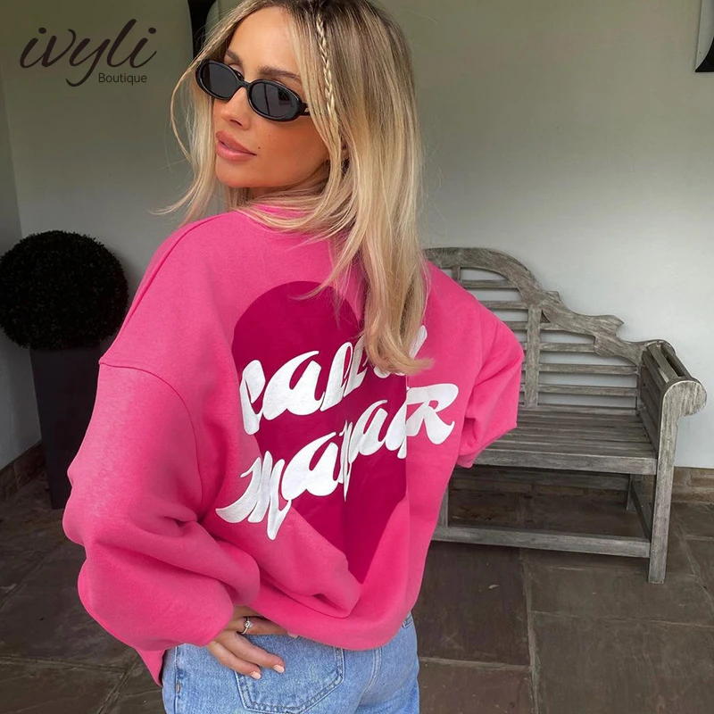 

Winter Women's Sweatshirts 2021 Women's Sweaters Warm And Velvet Solid Color Fashion T-shirts Sports Loose Casual Sports Hoodies