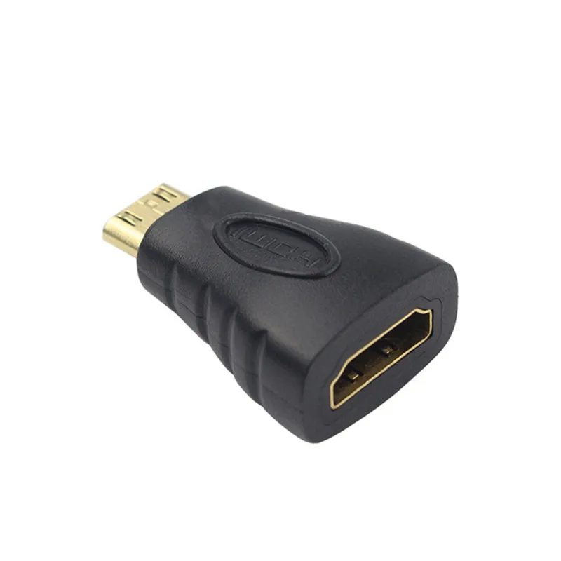Позолоченный Удлинительный адаптер 1080P Mini HDMI Male Female конвертер C для Xbox 360 PS3