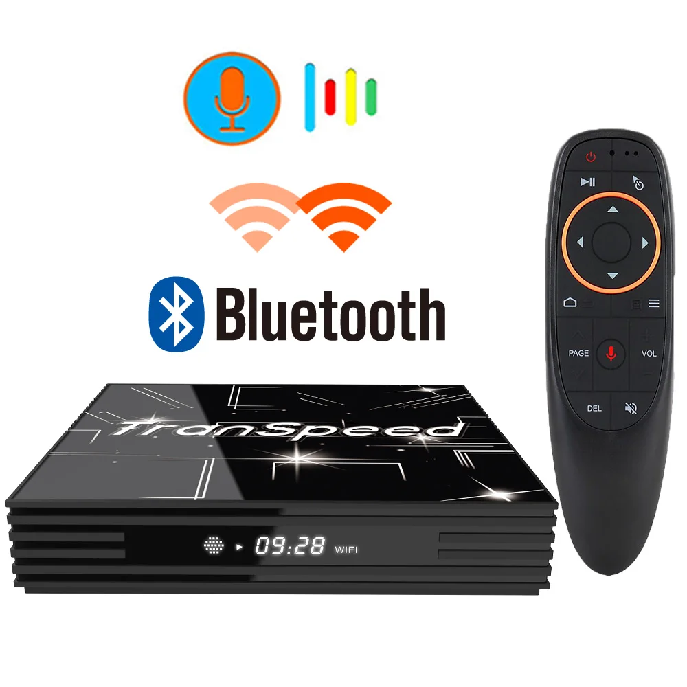 Android 9,0 ТВ приставка 3D 4K Youtube Netflix 4G 64G Google голосовой помощник Ultra HD tv Wifi Bluetooth Play Store быстрая приставка
