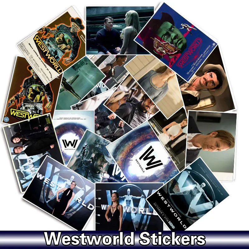 25 шт./упак. westworld наклейки для мобильного телефона автомобиля мото ноутбук багаж