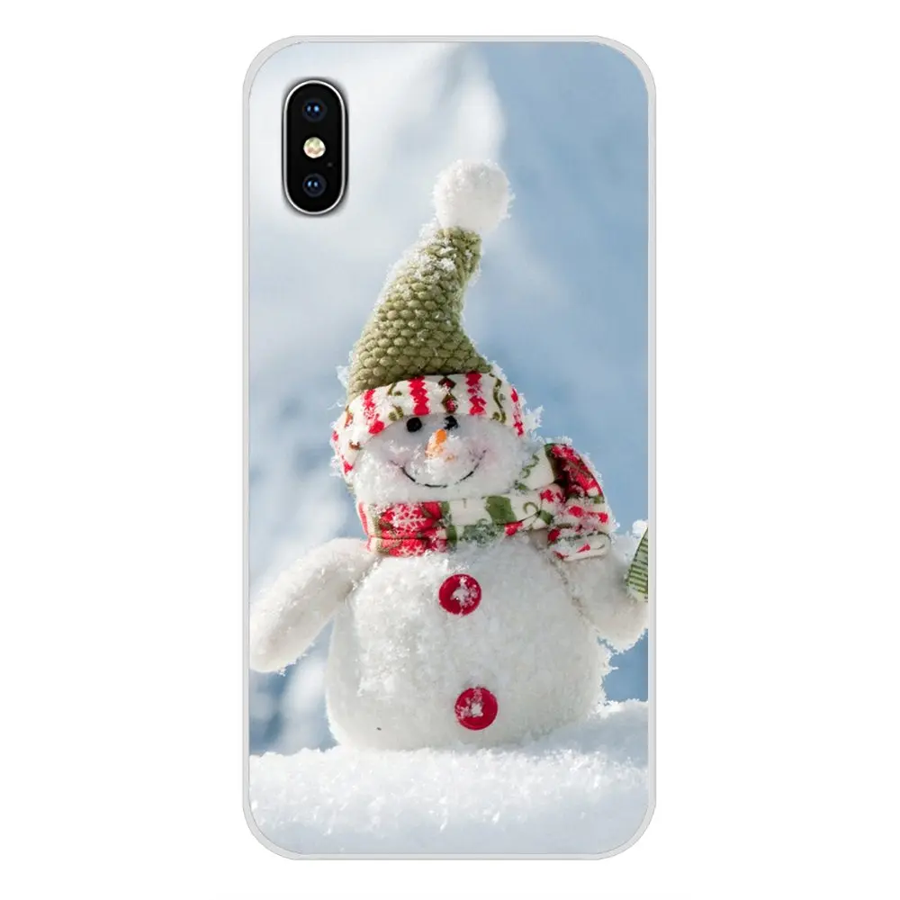 Phone Shell Covers Accessories Merry Christmas Pattern For Apple iPhone X XR XS 11Pro MAX 4S 5S 5C SE 6S 7 8 Plus ipod touch 5 6 | Мобильные