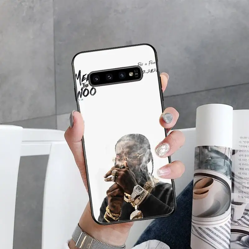 

Rapper Pop Smoke usa boy Phone Case For Samsung Galaxy S7 S8 S9 S10 S10e S20 s21 s30 plus lite Ultra 5g