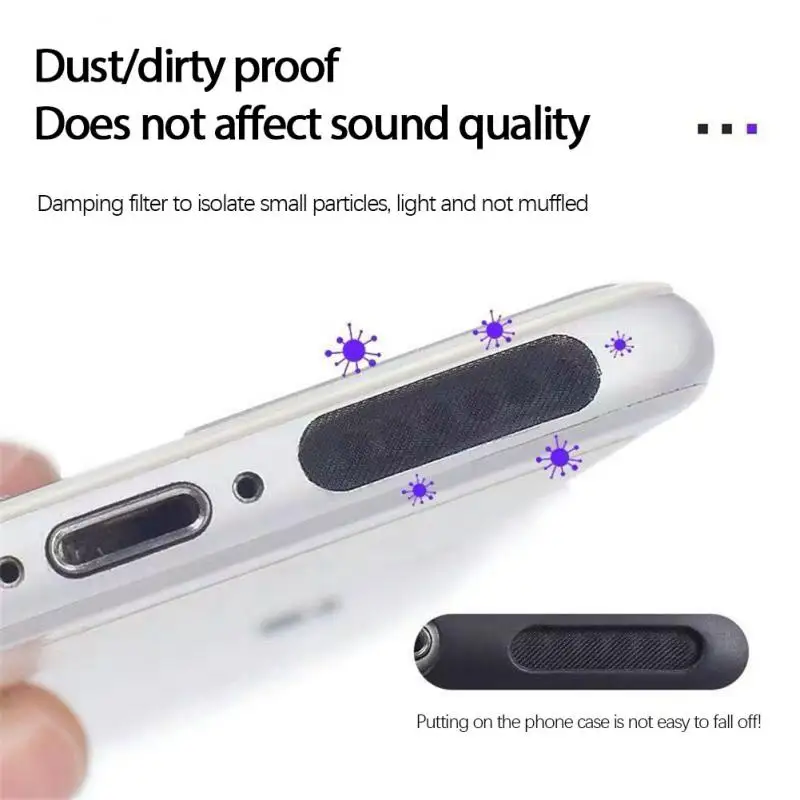 Фото Универсальный пылезащитный чехол для телефона динамика наклейка наушники