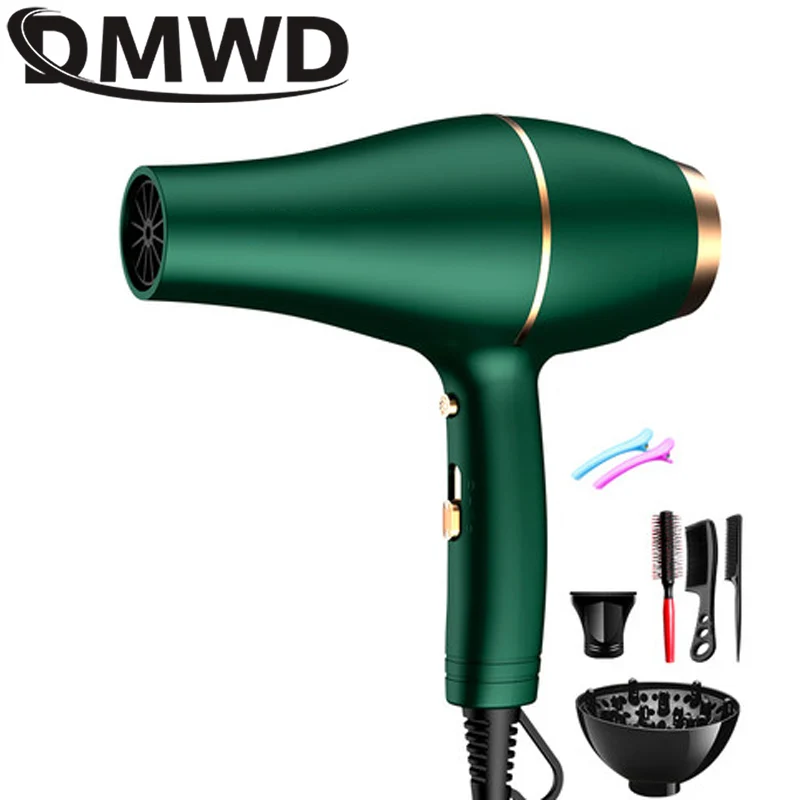 

DMWD 2000W Professional Electric Hair Dryer Household Blow Dryer Strong Power Barber Salon Styling Tools Hot and Cold Air Wind