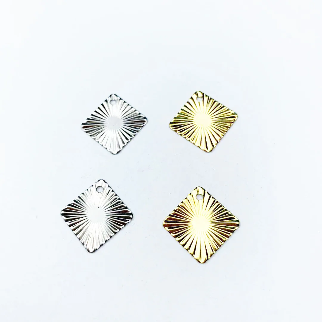 

50 шт., филигранные металлические листы 15 мм для изготовления ювелирных изделий