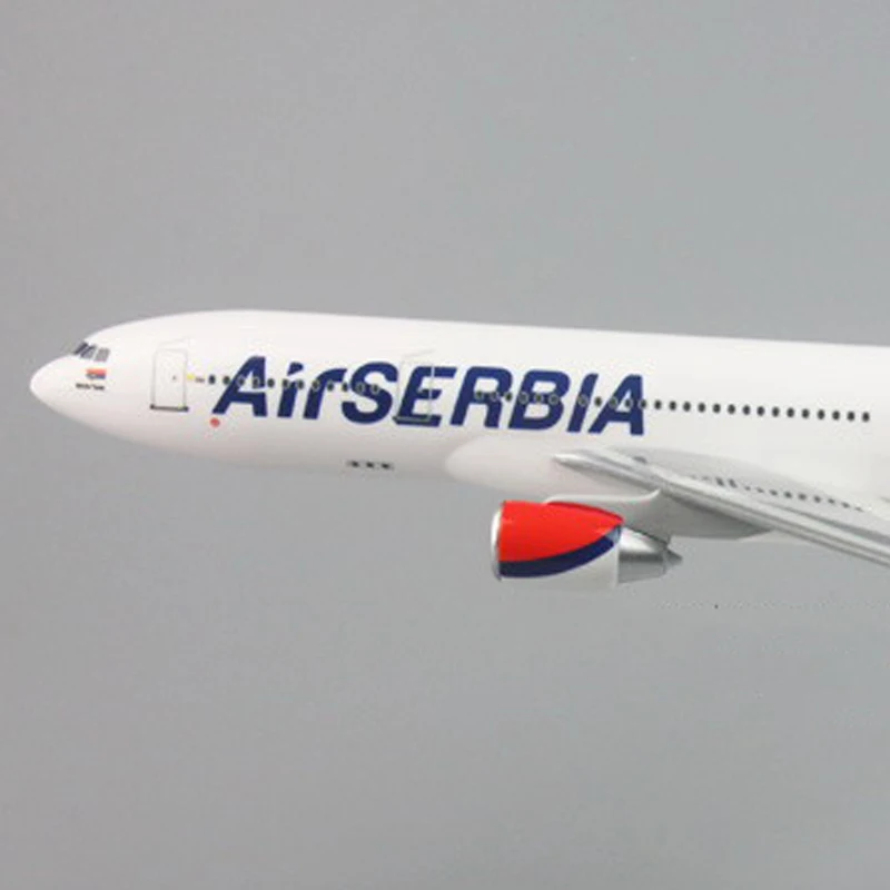 30 см 1:200 масштаб Airbus A330-200 модель Air Serbia авиационный сплав самолет дисплей детская
