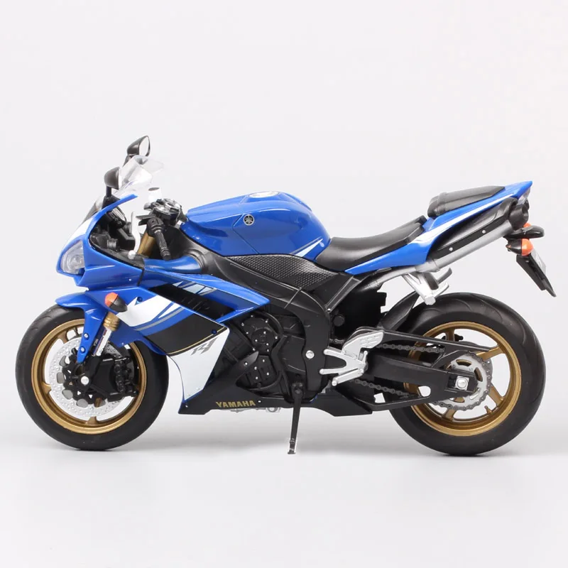 1:10 масштаб welly большой Yamaha YZF-R1 мотоцикл Diecasts и игрушечные транспортные средства гоночный мотоцикл модель игрушка подарок для коллекции детей