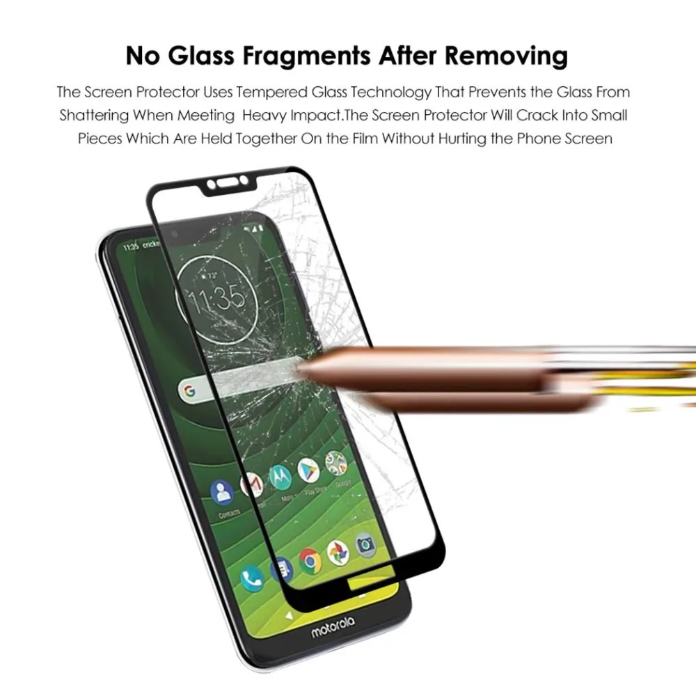9H полное клеевое Покрытие Закаленное стекло для Motorola Moto G5S Z2 Z3 Z4 G7 Play Power Plus One Vision
