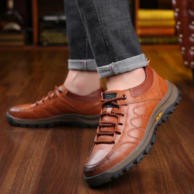 

Male Shoe Winter Men's Shoes Men Leather Summer Breathable 2020 Zapatos De Cuero Para Hombre Casual Sneakers