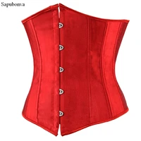 sapubonva corset underbust waist cincher workout shape body belt shapewear corsets and bustiers lingerie plus size women gothic